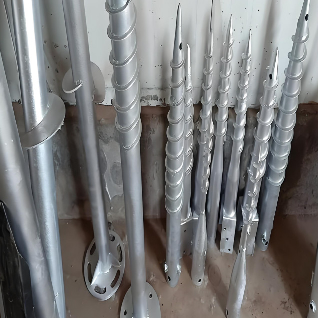 Corrosion-resistant spiral pipe piles