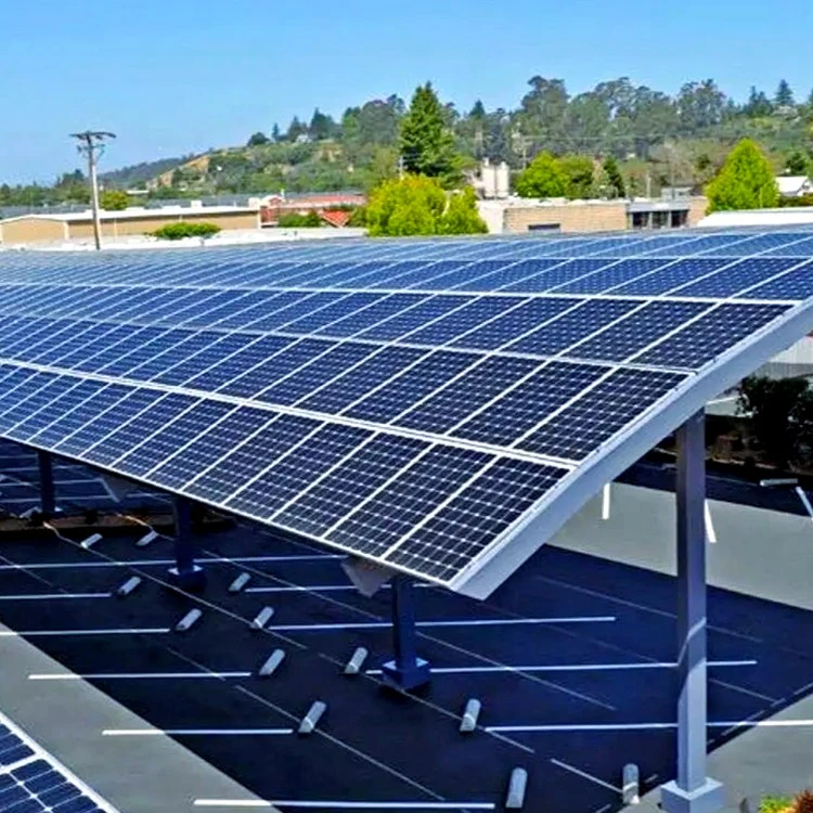 Curved-roof Photovoltaic Carport